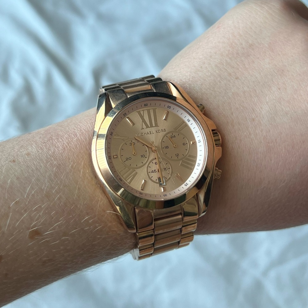 Michael Kors Rose Gold Watch Elegant Design